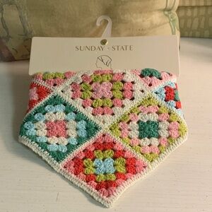 Colorful Crochet Bandana by Sunday State
